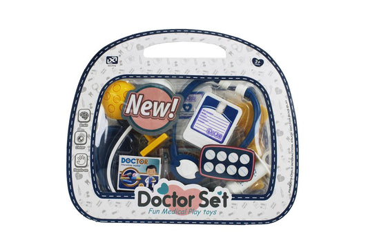 Simulation Medicine Box Doctor Nurse Medical Kit Pretend Play Set for Kids Doctor Toys Set with Carr