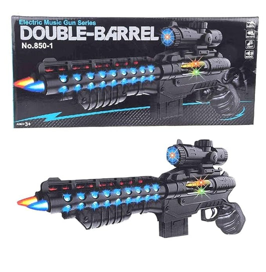 Double Barrel Laser Gun Toy