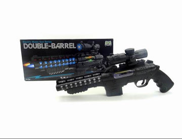 Double Barrel Laser Gun Toy