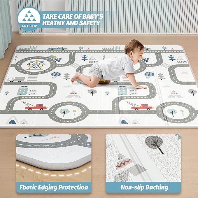 Large Map Baby Play Mat