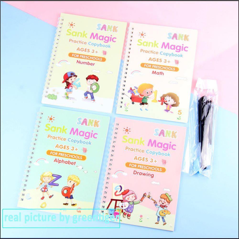 Kid's Writing Practice Reusable Book